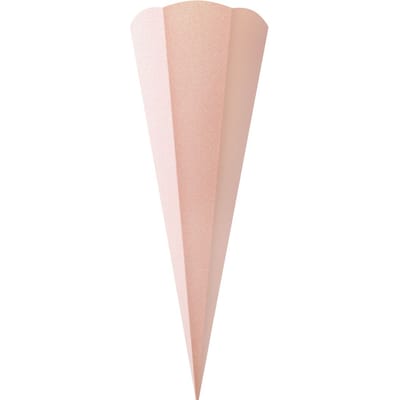 Schoolkegel blank "Glitter" - Rose
