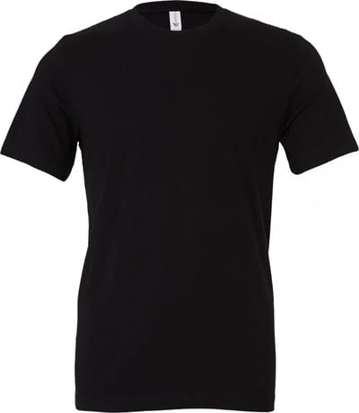 Bella+Canvas Unisex Jersey Short Sleeve Tee CV3001 - Black - XXL