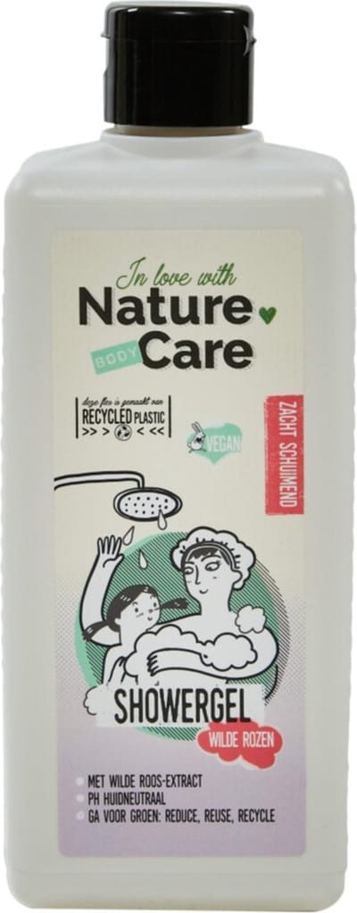 Nature Care Douchegel Wilde Rozen - 500 ml
