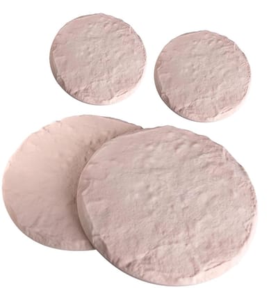 Tuinstapstenen Set - Decoratieve Stenen - Pad Aanleggen - Met Bevestigingspennen - 4 Stuks - Grijs
