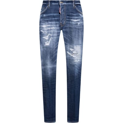 Dsquared2 Cool Guy Jeans Destroyed Worn Denim Blauwe Jeans