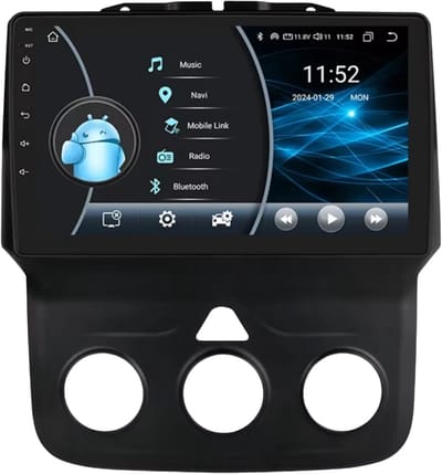 Autoradio met bluetooth - Carplay - Voor Dodge Ram 1500 / 2500 & 3500 (2013-2018) - Geschikt voor Apple en Android - Stereo - Navigatie - Navigatiesysteem auto - 2GB 32GB