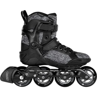 Powerslide Phuzion Radon Men 80 Inline skates / Skeelers - Semi-Softboot - Black-White - Heren - Maat 37 (vallen klein)
