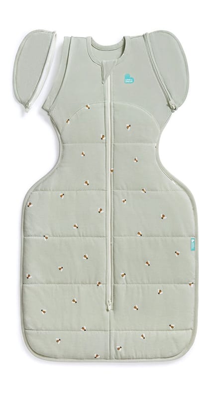 Love to Dream™ Babyslaapzak Swaddle Up™ - Inbakeren afbouwen - Baby 3-6 maanden - 6-8.5 kg - Winter - Olive
