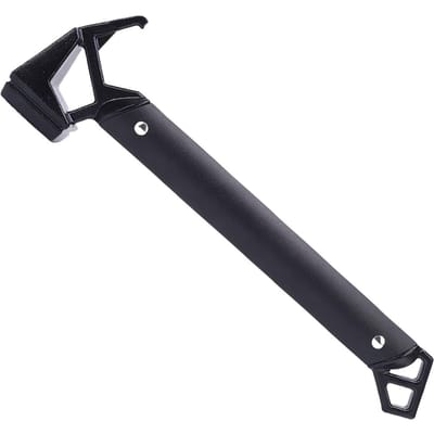 Kampeerhamer Staart Hol Ontwerp Multifunctioneel Aluminiumlegering Handvat Draagbare Kampeerharing Hamer black
