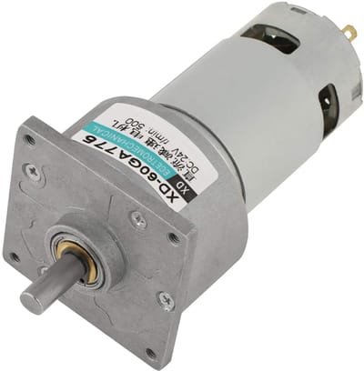 Instelbare DC Tandwielmotor 12V/24V - Laag Toerental & Hoog Koppel Reductiemotor