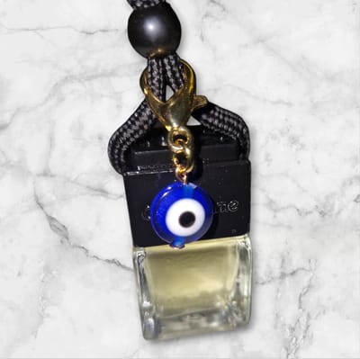 Autoparfum Good to be Lucky | met geluksbrenger | 8ml | Evil Eye | Nazar Boncuk | Vanille Orchids | Traditional Hammam Ritual Overseas | Auto parfum | Autogeurtje | Auto parfum mannen | Auto parfum vrouwen | Giftset | Verjaardagscadeau
