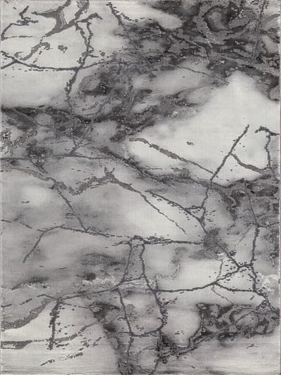 the carpet Marmer Modern dichte korte pool woonkamer slaapkamer vlorkleed, designer tapijt, elegante glans, glanzende vezel, pluizig, modieus, marmer look, abstract, Grey, 80 x 150 cm