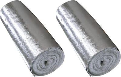 Isolatiedeken Keramische Vezel - Hittebestendige Doek - Hoge Temperatuur Isolatie - Asbestvrij Materiaal - 100x50 cm - Wit