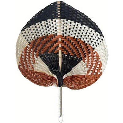 1pc Éventail Tissé en Bambou Tissé à la Main Éventail d'Été Éventail Littéraire Rafraîchissant Décoration de Maison Pièce à Vivre Salon Bureau