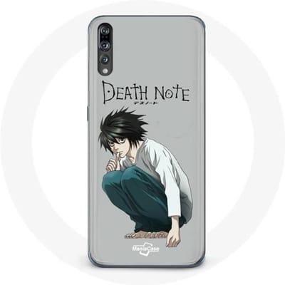 Coque - Huawei - P20 - Death Note Anime - Souple - Gris - Protection