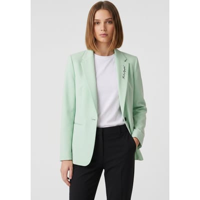 Karl Lagerfeld Punto Blazer Pastel Green Taglia: L | Blazers Outlet | Donna | Verde