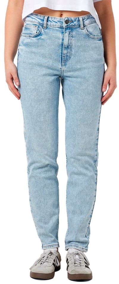 Noisy may Jeans Nmmoni Hw St Ank Jeans Az359lb New 27029555 Light Blue Denim Dames Maat - W30 X L34