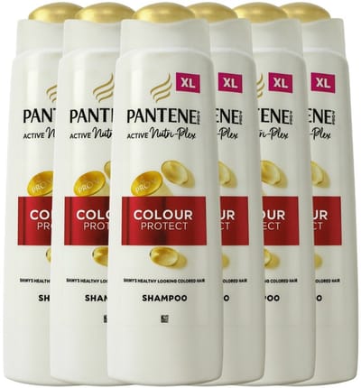 Pantene Shampoo Color Protect Volume 6 x 500 ml voordeelverpakking