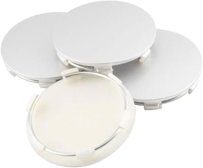 Pack of 4 Rim Caps - Wheel Hub Cover Diameter Front 62 mm (2.4 Inches) - Rear 58 mm (2.3 Inch) - Rims Hub Caps Auto Accessoires