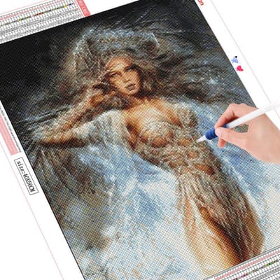 Diamant broderie photo strass beauté 5D diamant peinture Art plein rond diamant 20X30