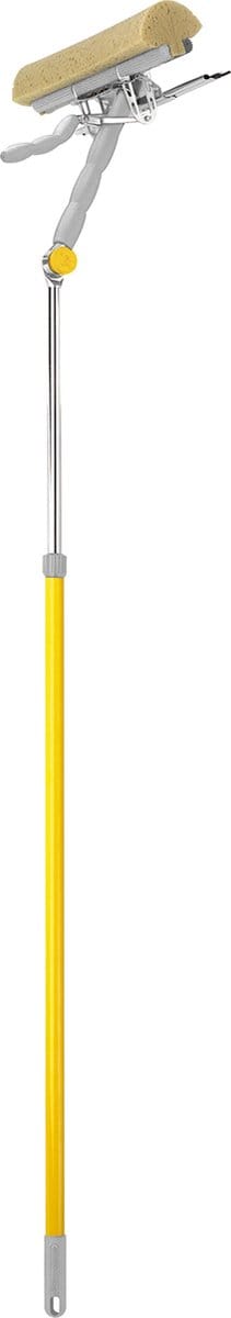 Apex - Raamwisser Professioneel - Combinatie met Spons en Raamtrekker, Incl. Telescopische Steel 165 cm
