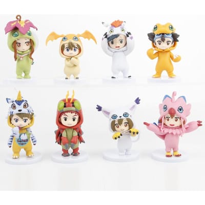 8 stuks/set Digitale Monster Digimon Karakters Taichi Matt Ishida Sora Cosplay Agumon Gabumon Actiefiguur Anime Figuur Model Speelgoed No Box