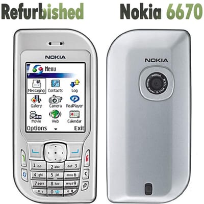 Gereviseerde Nokia Originele Nokia 6670 Mobiele Telefoon Simple Set