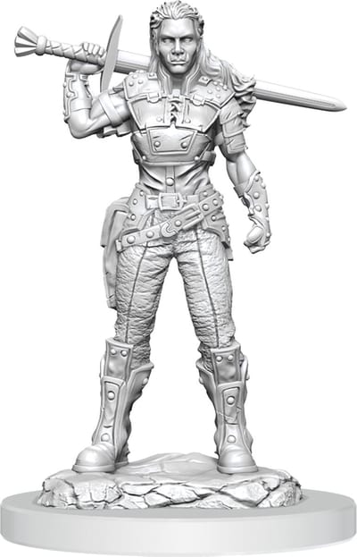 D&D Nolzur's Marvelous Miniatures Orc Fighter Female