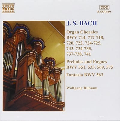 Wolfgang Rübsam - J.S. Bach: Organ Chorales | Preludes & Fugues (CD)