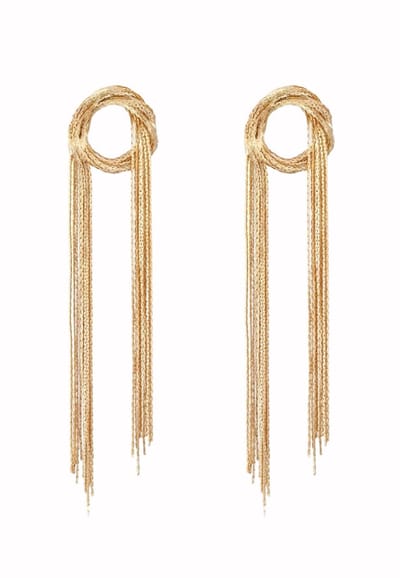 Margot Bardot Omari Long Oorbellen Gold