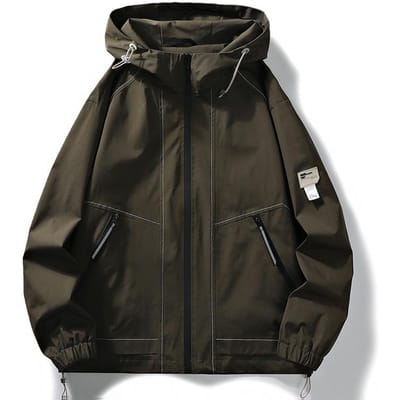 Lente en Herfst Nieuwe Trend Hong Kong Stijl Losse Jas Jas Jeugd 3XL black