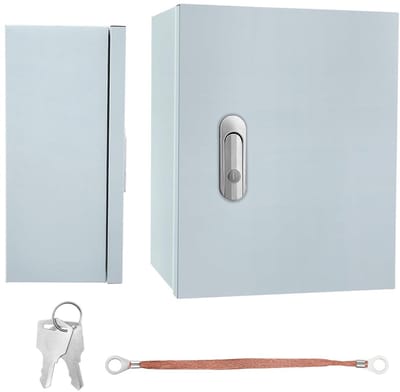 Verdeelbox Buiten - Waterdichte Kast - Elektrische Installaties - Robuuste Poedercoating - 30x40x20 cm - Grijs