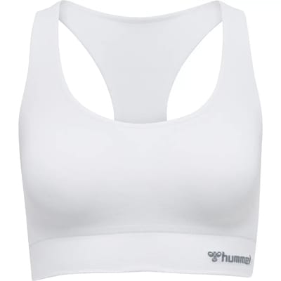 Top hummel Brassière de sport Seamless blanche