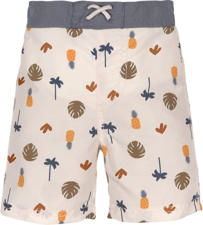 Lässig - UV-Boardshorts voor baby's - Botanisch - Offwhite - maat 74-80cm