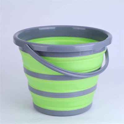 Opvouwbare Emmer - Draagbare Bak - Kamperen en Reizen - Lekvrij Ontwerp - 5 Liter - Blauw