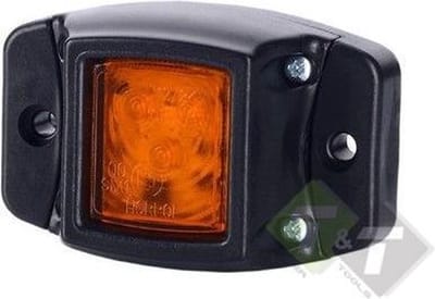 led zijmarkeringslamp universeel oranje 3x led - contourlamp - zij lamp - breedtelamp