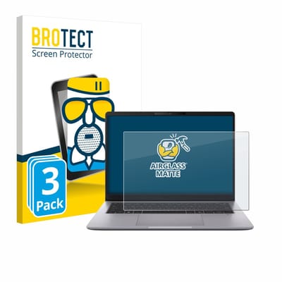 BROTECT - Screenprotector voor ASUS ExpertBook P3 G2 - Folie Beschermfolie Beschermglas matte 3 Stuks
