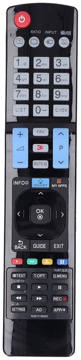 Dailygoody - Universele Afstandsbediening - Vervanging voor LG TV - Groot knopontwerp - Slijtvast en duurzaam - Geschikt voor verschillende modellen -...