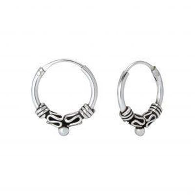 WeLoveSilver - zilveren oorringen - bohemian design - 925 zilver