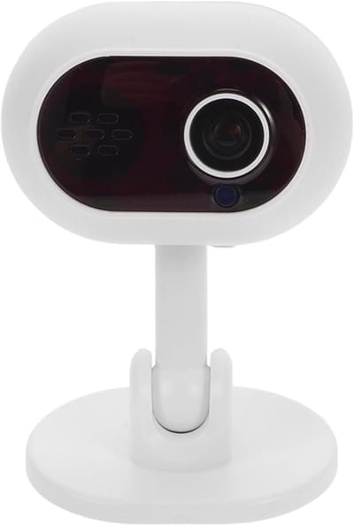Draaibare Binnen Camera - Bewakingscamera Huisdier Camera - Thuisbeveiliging Monitoren - 360 Graden Dekking - 60 Gram - Wit