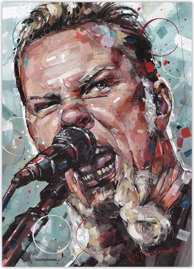 James Hetfield 02 poster 50x70 cm vullend