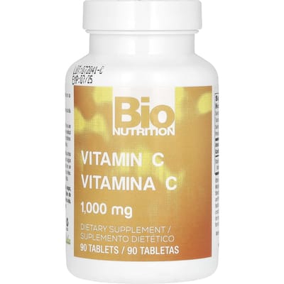 Bio Nutrition, Vitamine C, 1 000 mg, 90 comprimés
