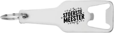 Akyol - stoerste meester flesopener - Meester - docenten leerkrachten leraren - cadeau - 105 x 25mm