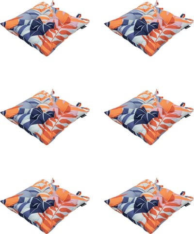 Madison - Zitkussen - Universeel - 6 stuks - 46 x 46 cm - Iven Indigo - Tuin - Toscane