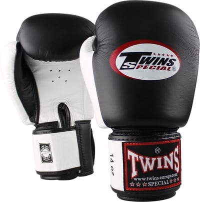 Twins Special - Bokshandschoenen - BGVL3 - Zwart/Wit - 12oz