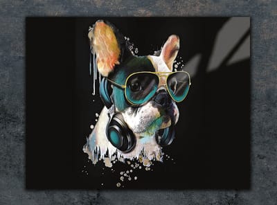 TMK ArtDeko - Snijplank - 30x22 cm - Glas - Antislip