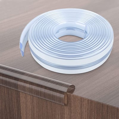 Doorzichtige Babybeveiliging Strip voor Hoek- en Randbescherming, Flexibel Siliconen