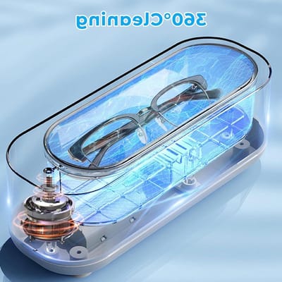 Ultrasoon Reiniger - Sieraden Bad - Dieptereiniging Voorwerpen - 45000 Hz Golven - Compact Formaat - Wit