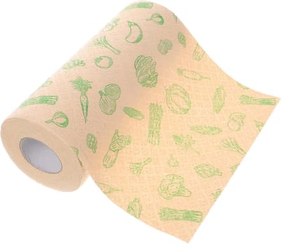 Keukenpapier Rol - Schoonmaakdoeken - Gemakkelijk Schoonmaken - Zeer Absorberend - 25 x 25 cm - Multicolor
