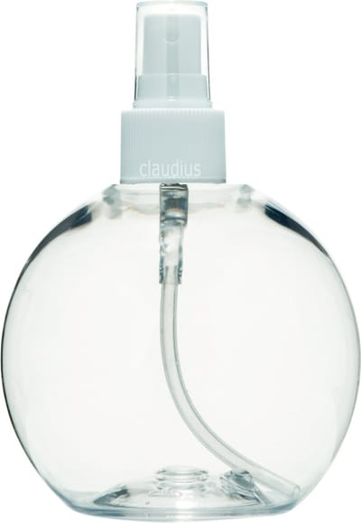 Lege Plastic Fles Bol 250 ml transparant - met witte verstuiverdop - set van 5 stuk - leeg - navulbaar