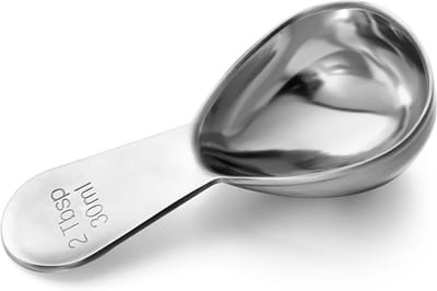 Roestvrijstalen Koffielepel met Lange Handgreep - Herbruikbare Maatlepel voor Koffie, Thee en Poeders (30ml)