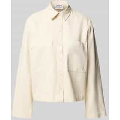 Overhemdblouse met knoopsluiting