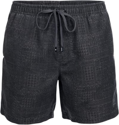 Brunotti - Helios-Print - Zwembroek Zwart - Heren - 100% Recycled - Met Zakken - S