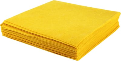 Talen Tools Huishouddoekjes - 10x stuks - geel - schoonmaakdoekjes - sterk absoberend